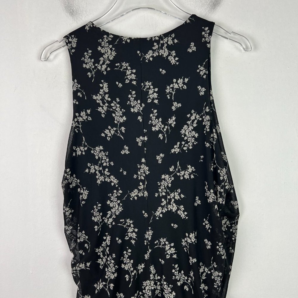 NWT Stitch Fix 41 Hawthorn Sophia Sleeveless Midi Dress Black Floral Size 1X - Picture 12 of 13
